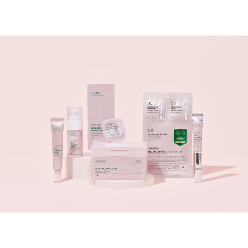 VT Cosmetics Cica Collagen Mask Nährende Tuchmaske mit festigender Wirkung 30 St. (Bild 6)