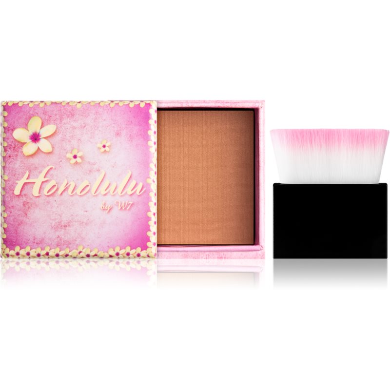 

W7 Cosmetics Honolulu бронзер зі щіточкою