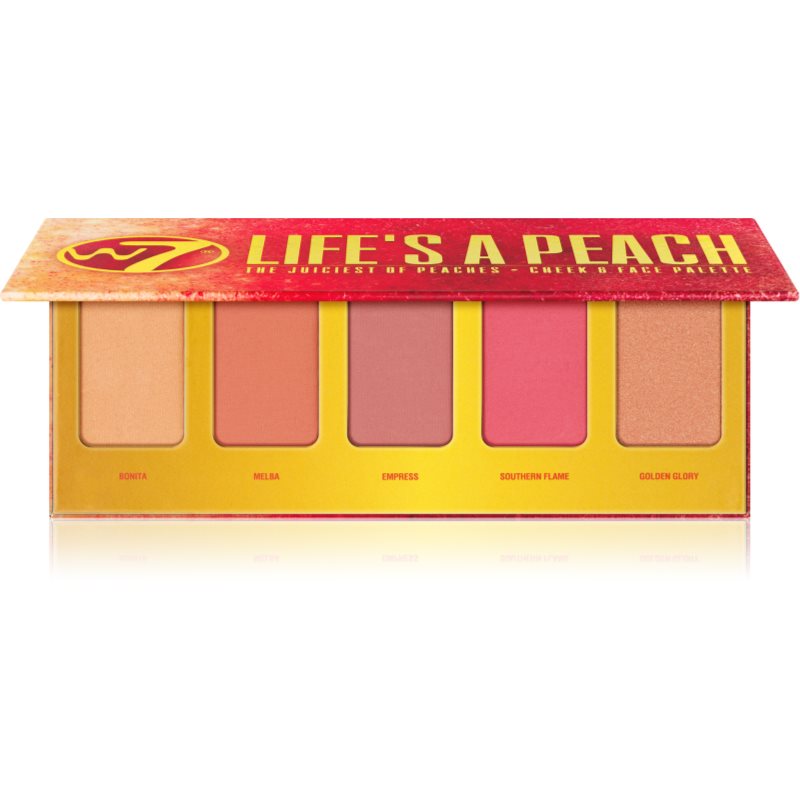 

W7 Cosmetics Life's a Peach контурна палетка рум’ян
