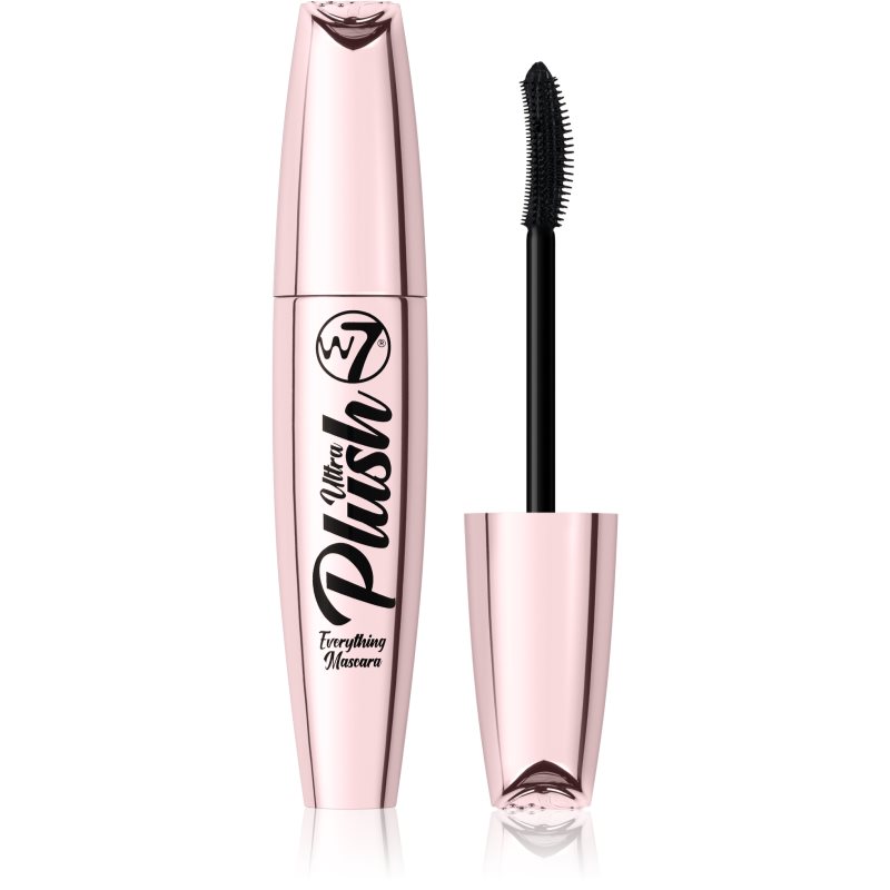 

W7 Cosmetics Ultra Plush водостійка туш для подовження вій відтінок Black
