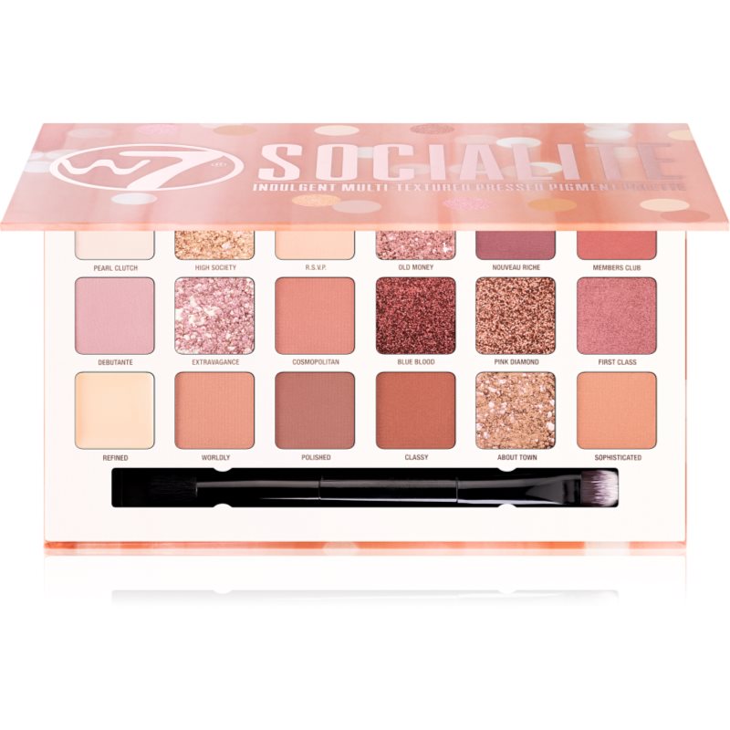

W7 Cosmetics Socialite палітра тіней