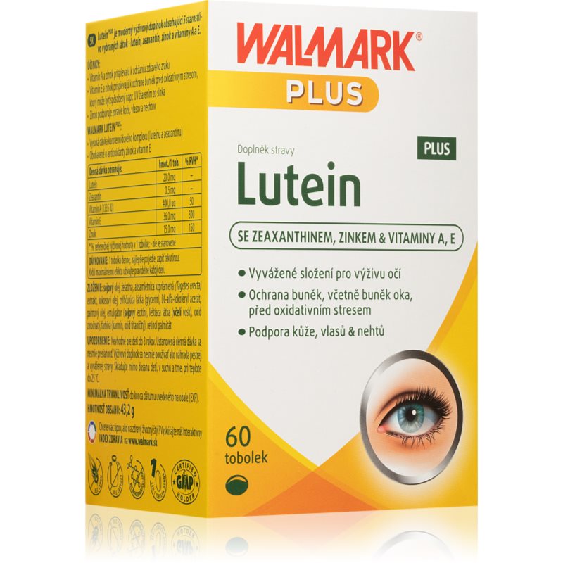 Walmark Luteín PLUS tobolky na podporu zdravia zraku 60 tbl kúpite na Notino.sk