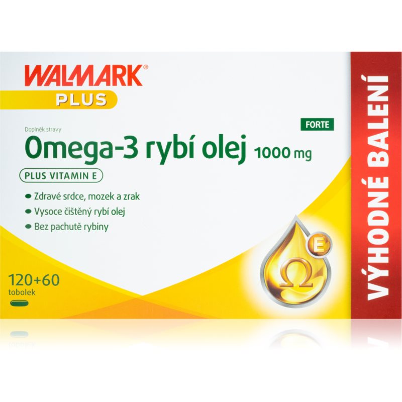 Walmark Omega-3 rybí olej 1000mg tob.120+60 koupíte na Notino.cz