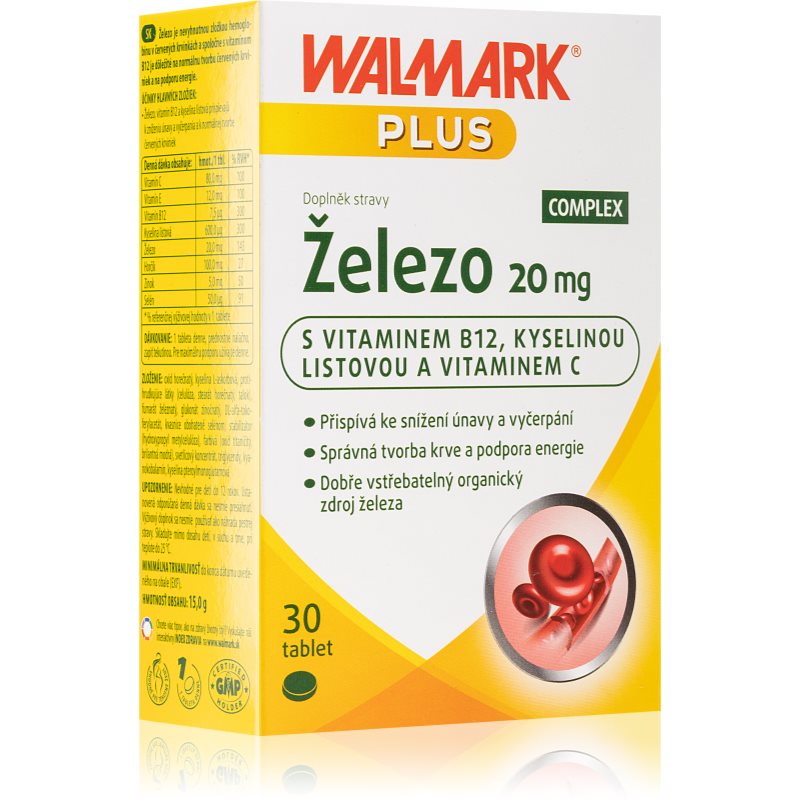 Walmark Železo 20mg tbl.30 koupíte na Notino.cz
