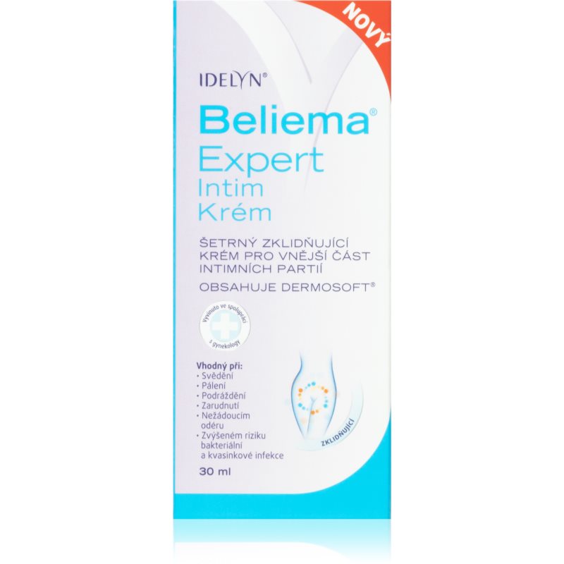 Beliema Expert Intim Cream заспокоюючий крем для інтимної гігієни 30 мл
