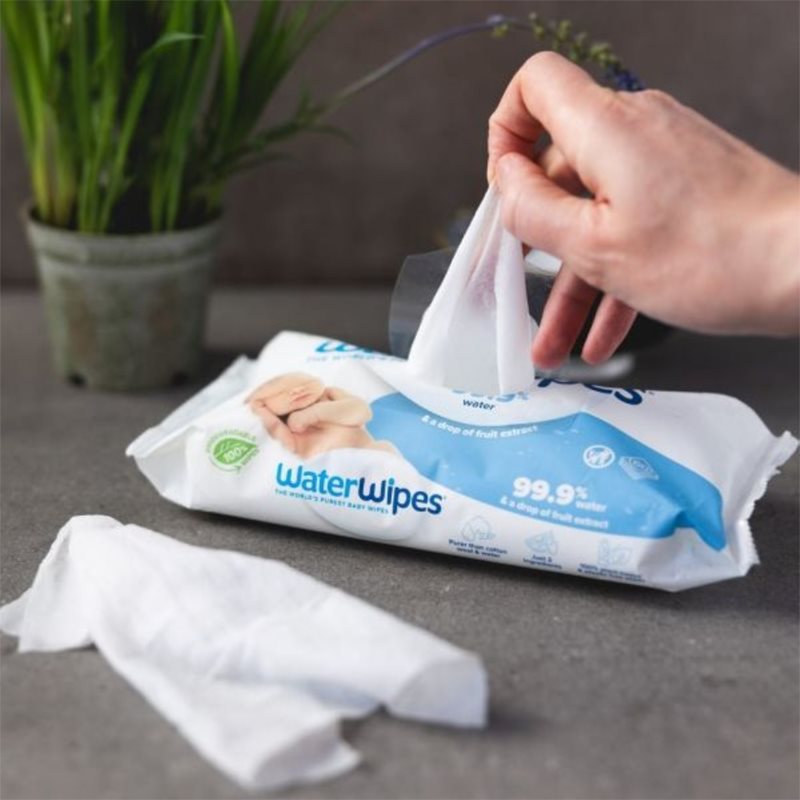 Water Wipes Baby Wipes Gentle Wet Wipes For Babies 60 Pc