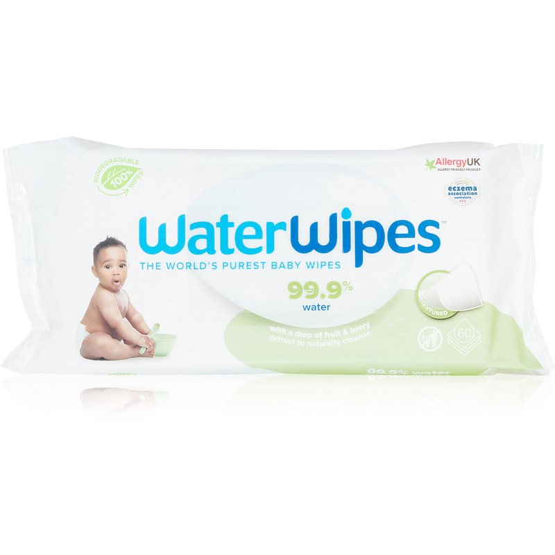 Water Wipes Baby Wipes Soapberry finom nedves törlőkendők gyermekeknek 60 db