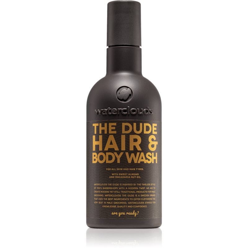 Waterclouds The Dude Hair & Body Wash dušo želė ir šampūnas „du viename“ 250 ml