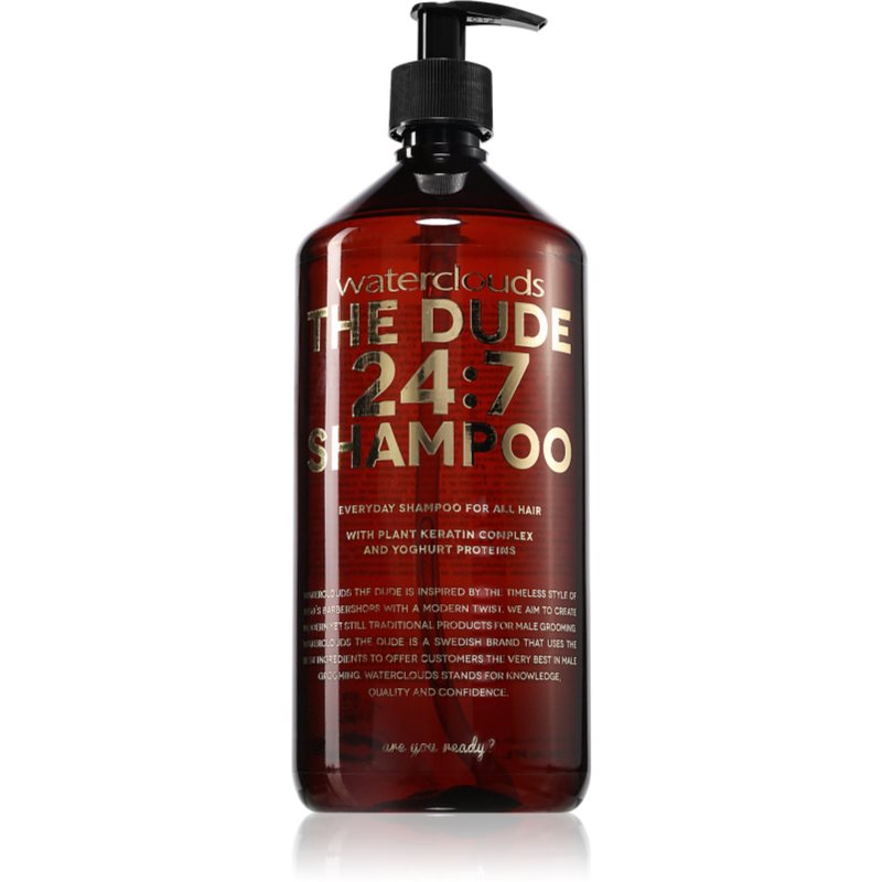 Waterclouds The Dude Shampoo Schampo för dagligt bruk 1000 ml male