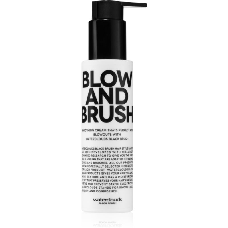 E-shop Waterclouds Blow and brush Smoothing Cream hydratační krém pro tepelnou úpravu vlasů 100 ml