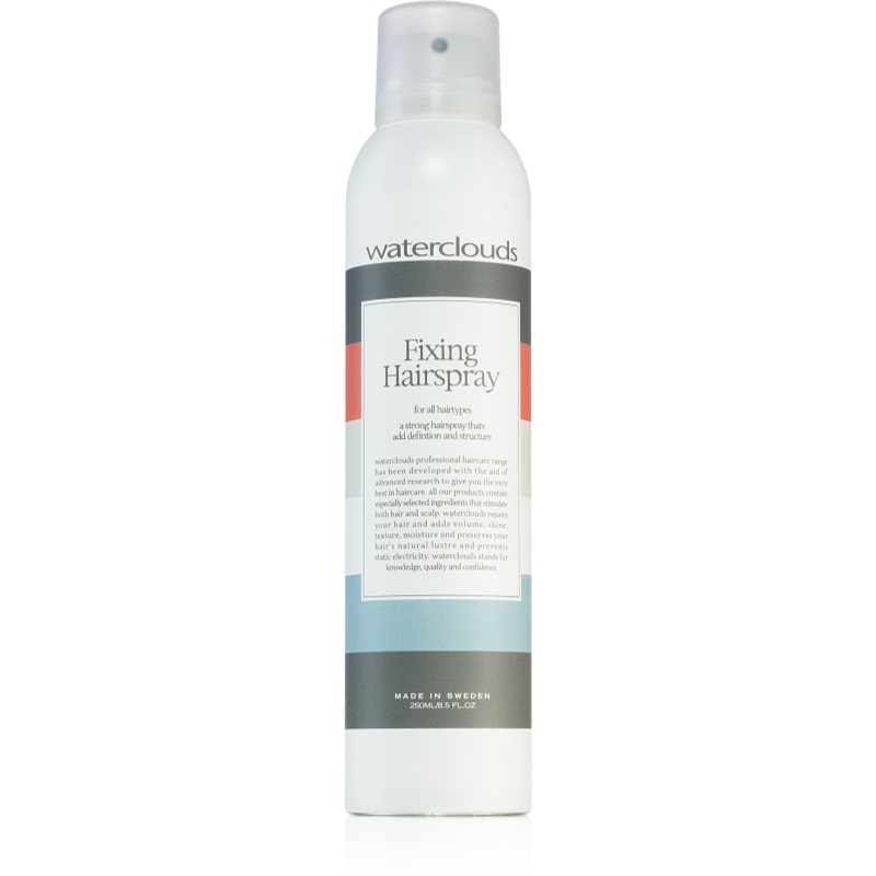 Waterclouds Fixing Hair Spray laca de pelo fijación fuerte para dar definición y mantener la forma 250 ml