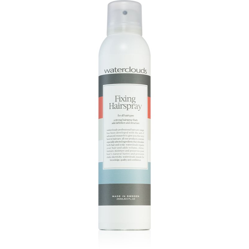 Waterclouds Fixing Hair Spray laca de pelo fijación fuerte para dar definición y mantener la forma 250 ml