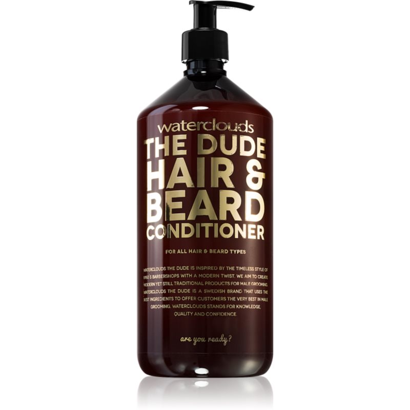 Waterclouds The Dude Hair & Beard Conditioner kondicionér na vlasy a bradu 1000 ml