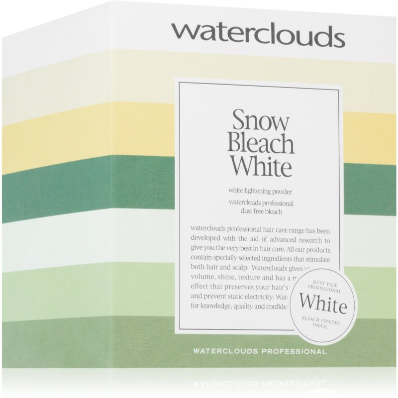 Waterclouds Snow Bleach White White Lightening Powder posvetlitveni puder za lase 500 g