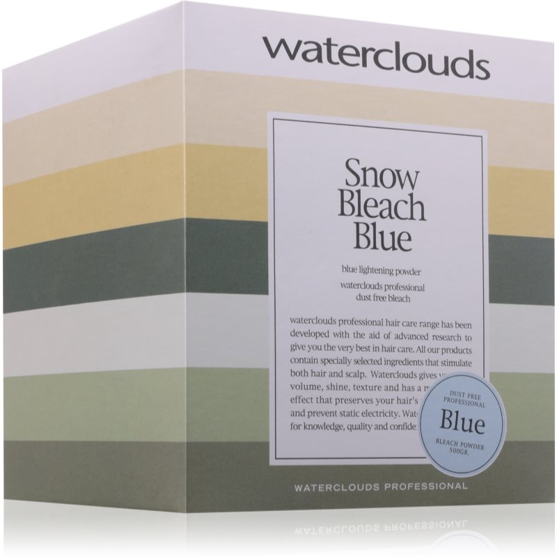 Waterclouds Snow Bleach Blue zesvětlující pudr na vlasy 500 g