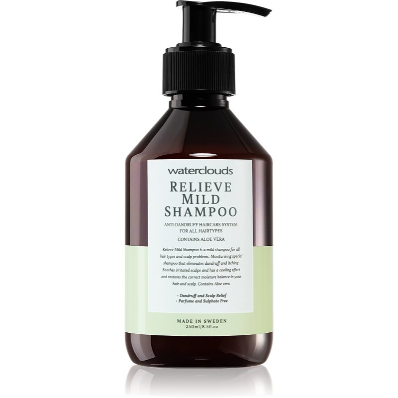 E-shop Waterclouds Relieve Mild Shampoo šampon proti lupům se zklidňujícím účinkem 250 ml