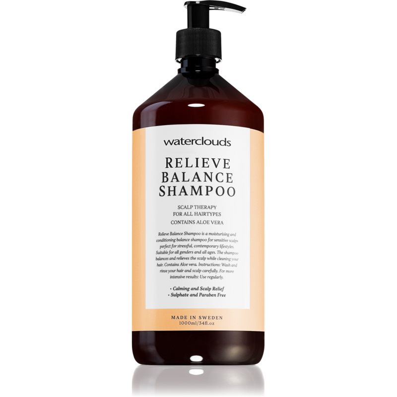 Waterclouds relieve balance shampoo sampon hajolajjal 1000 ml