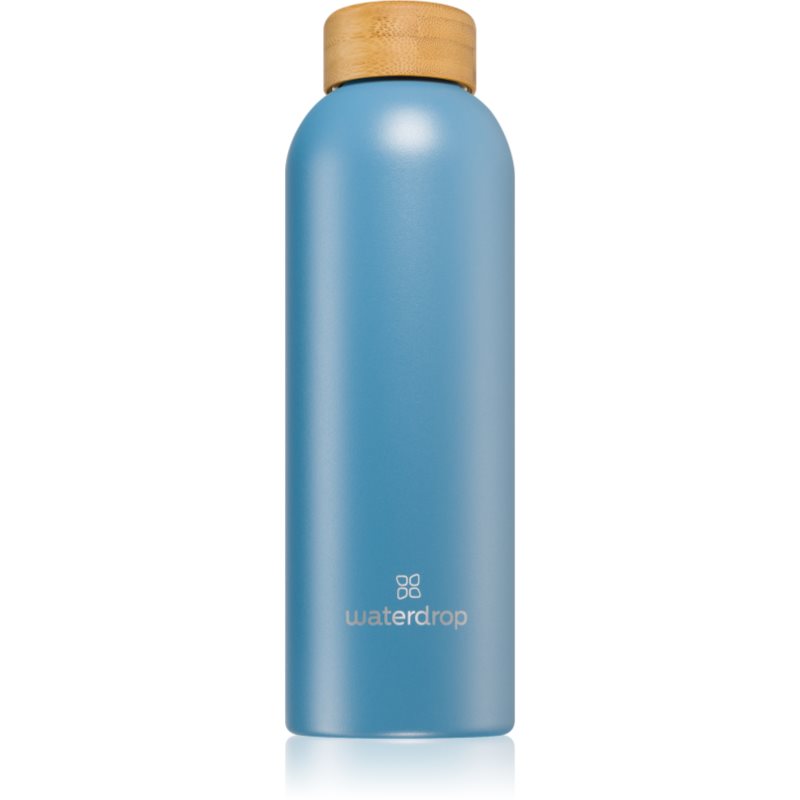 E-shop Waterdrop Thermo Steel nerezová láhev na vodu barva Turquoise Matt 600 ml