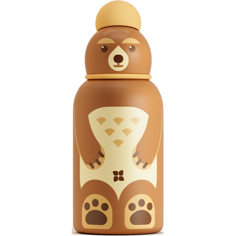 Waterdrop Steel Toddler Wasserflasche aus Edelstahl für Kinder Bear 400 ml