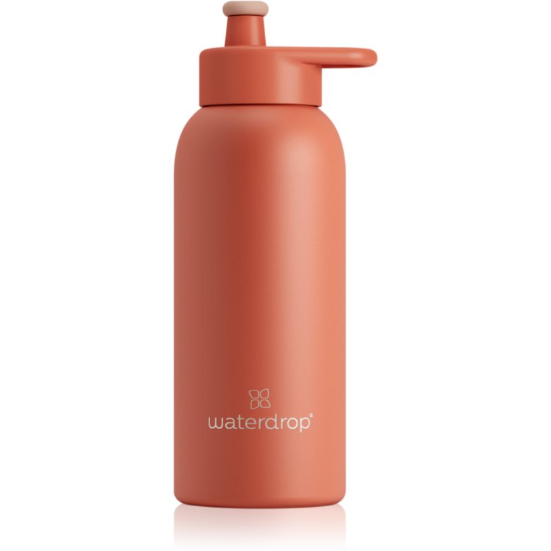 Waterdrop Steel Kids пляшка для води з неіржавної сталі для дітей колір Orange Matt 400 мл