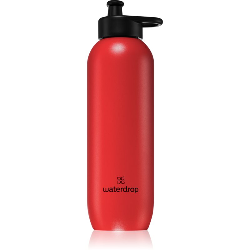 Waterdrop Steel Ultralight пляшка для води з неіржавної сталі колір Signal Red 800 мл