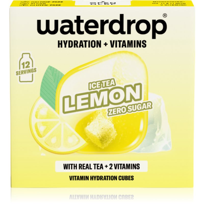 Waterdrop Microdrink Eistee Getränk mit Vitaminen C und B3 Peach 12 St.