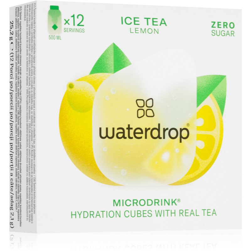 E-shop Waterdrop Microdrink Ice Tea nápoj s vitamínem C a B3 příchuť Lemon 12 ks