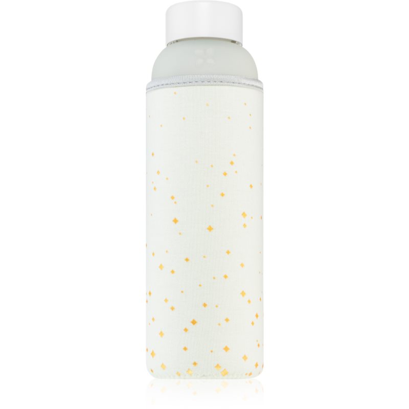 Waterdrop Glass Rosie x Snow glass water bottle (limited edition) 600 ml
