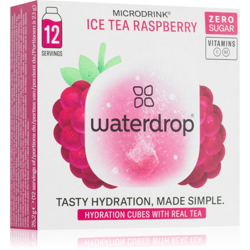 Waterdrop Ice Tea Raspberry 12 ks
