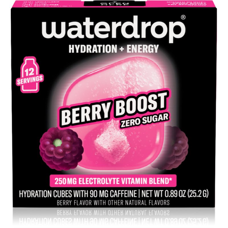 Waterdrop Microenergy energetisches Getränk mit Vitaminen Cherry Boost 12 St.