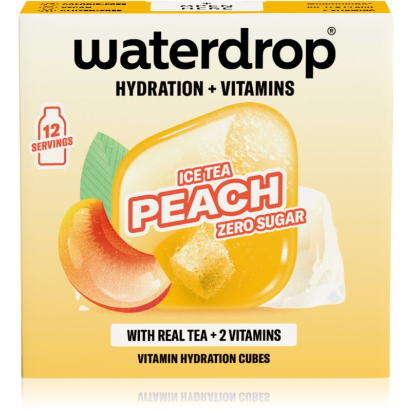 Waterdrop Waterdrop Microdrink Ice Tea napój z witaminą C i B3 smak Peach 12 szt.