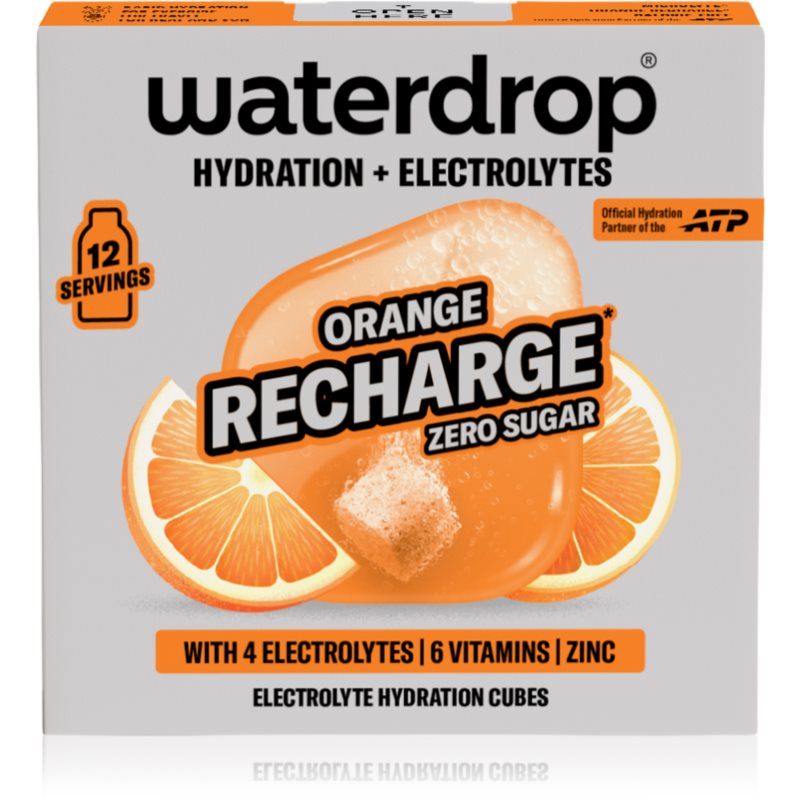 Waterdrop Microlyte Erfrischendes Elektrolytgetränk mit Vitaminen Strawberry Recharge 12 St.