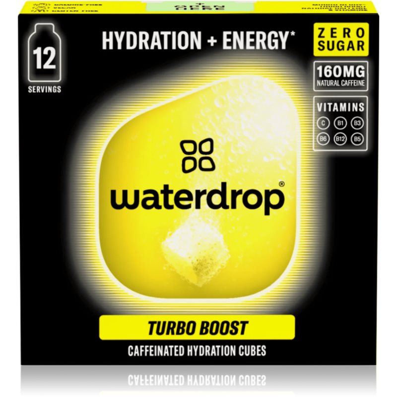 Waterdrop Microenergy energetický nápoj s vitamíny příchuť Turbo Boost 12 ks