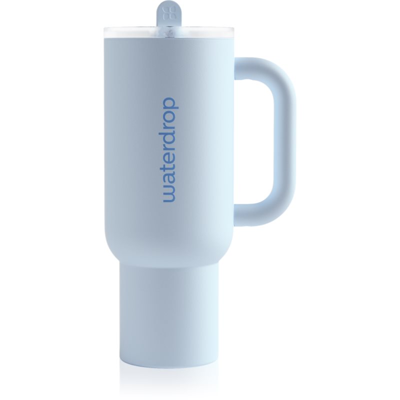 Waterdrop Explorer Tumbler nerezový tumbler s brčkem (limitovaná edice) Ice Blue 1100 ml