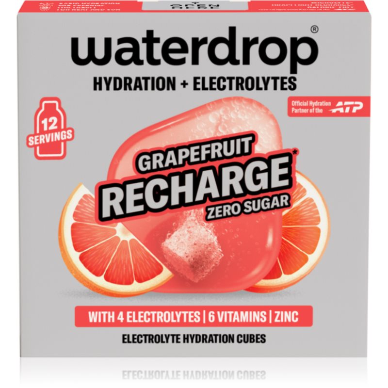 Waterdrop Microlyte rehydratační elektrolytový nápoj s vitamíny Grapefruit Recharge 12 ks
