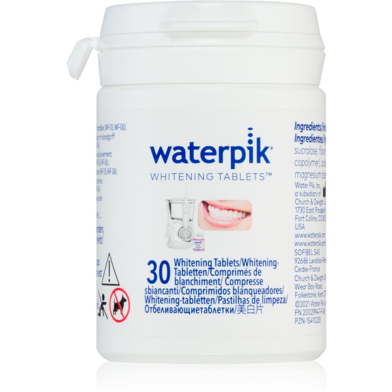 Waterpik Whitening Tablets bieliace tablety pre ústne sprchy for WF-05, WF-06 30 tbl