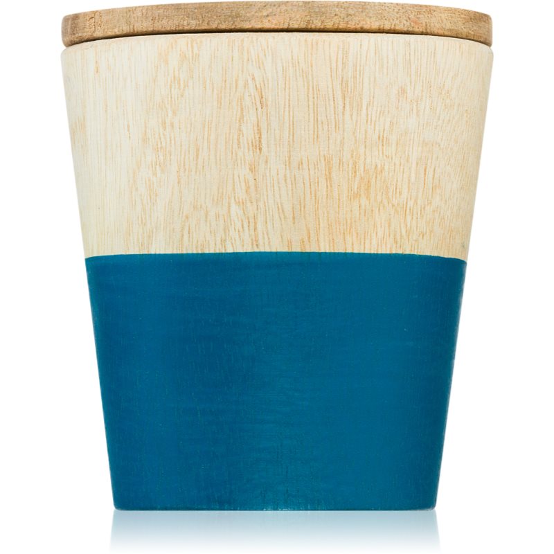 E-shop Wax Design Wood Candle Jasmine & Lavender vonná svíčka 9 cm