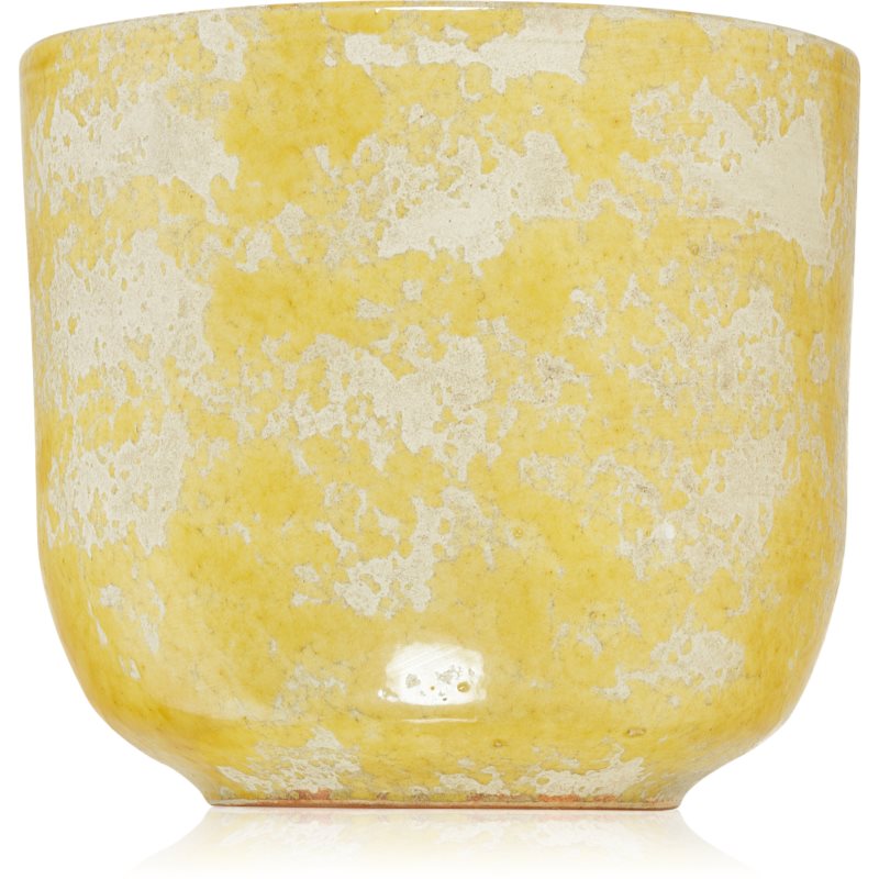 Wax Design Rustic Yellow Citronella Scented Candle 14x12,5 Cm
