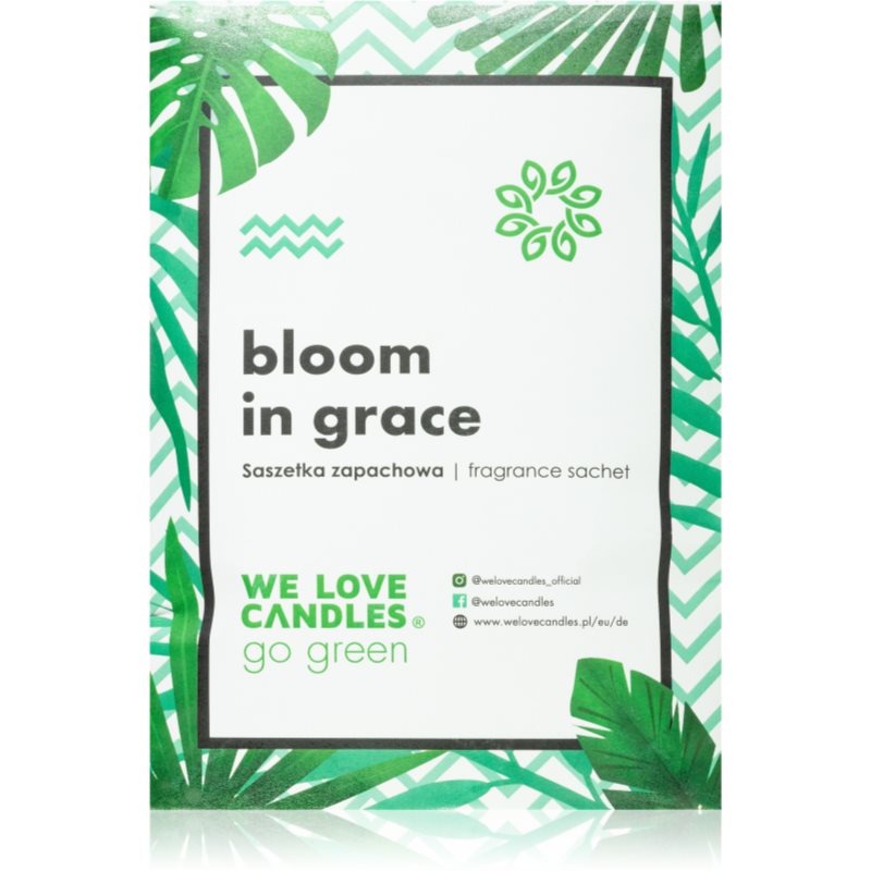 We Love Candles Go Green Bloom In Grace dišeča vrečka 25 g