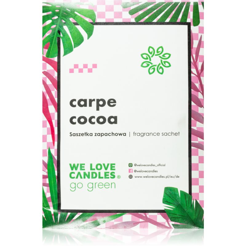 We Love Candles Go Green Carpe Cocoa vonné vrecúško 25 g