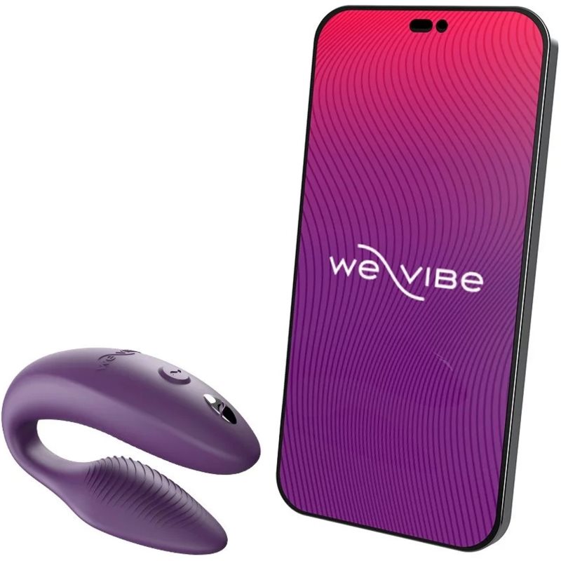 WE-VIBE Sync 2 Vibromasseur Pour Couples Purple 7,7 Cm