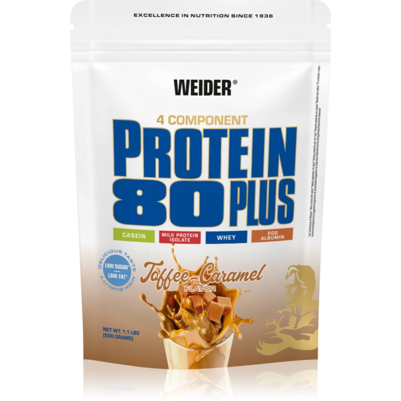 WEIDER Protein 80 Plus toffee-caramel sáček 500 g