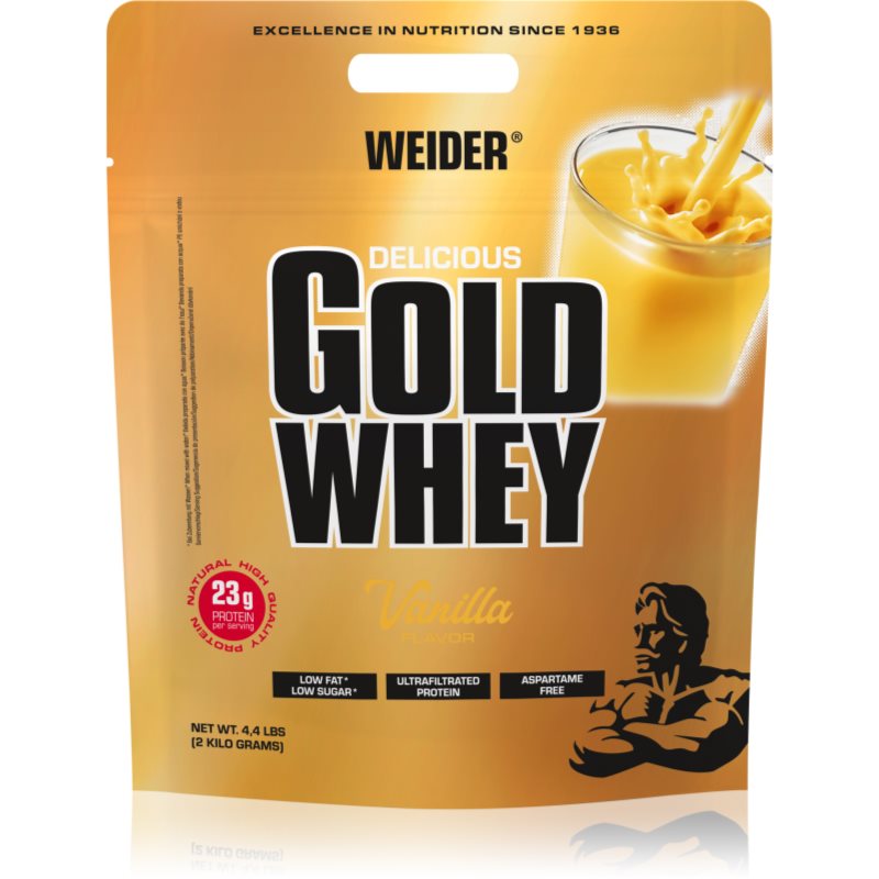 WEIDER Gold Whey vanilla sáček 2000 g