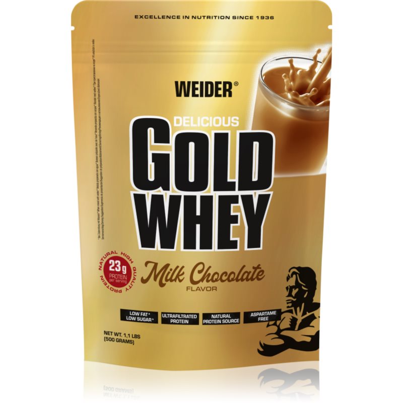 WEIDER Gold Whey milk chocolate sáček 500 g