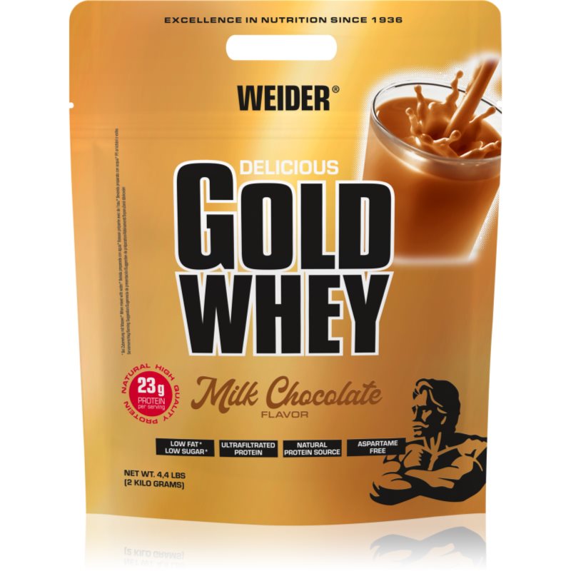 WEIDER Gold Whey milk chocolate sáček 2000 g koupíte na Notino.cz