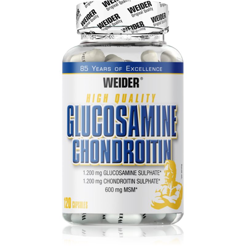 Weider Glucosamine&Chondroitin + MSM kloubní výživa v kapslích 120 cps