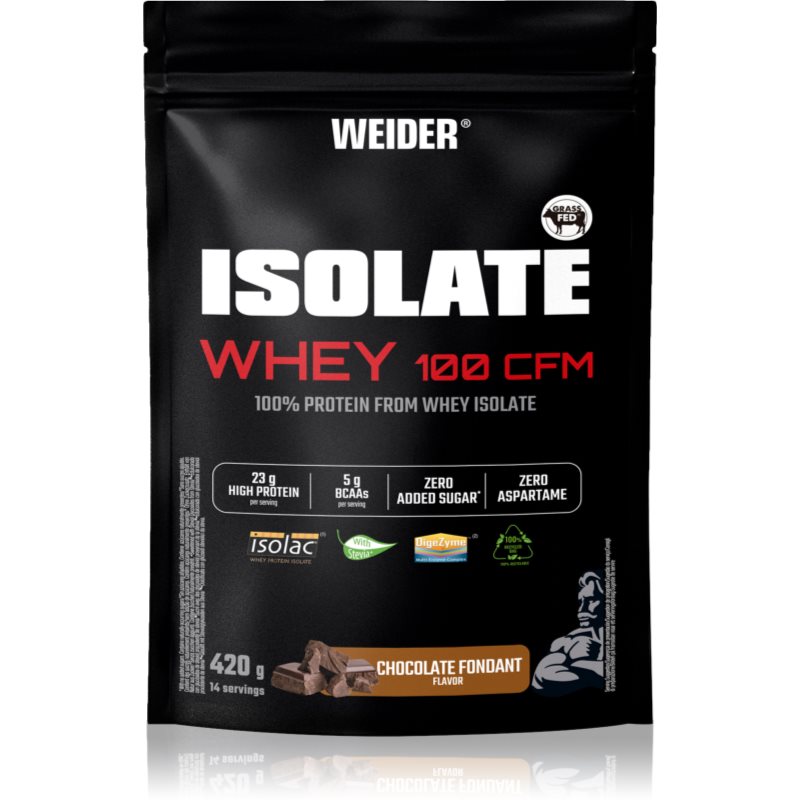 Weider Isolate Whey 100 CFM syrovátkový izolát příchuť Chocolate Fondant 420 g