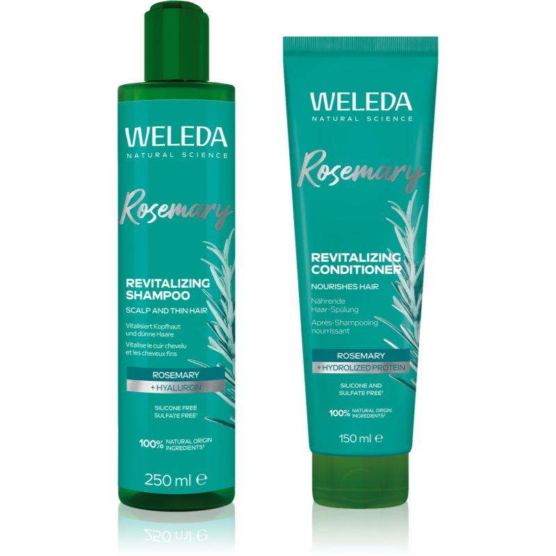 Weleda Rosemary set para dar fuerza al cabello