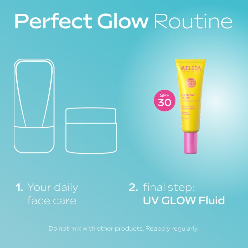 Weleda UV Glow Fluid pleťový fluid pro rozjasnění pleti SPF 30 30 ml (obrázek 8)