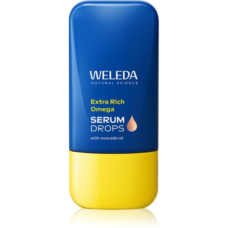Weleda Serum Drops Extra Rich Omega stärkendes Serum zum nähren und Feuchtigkeit spenden 30 ml